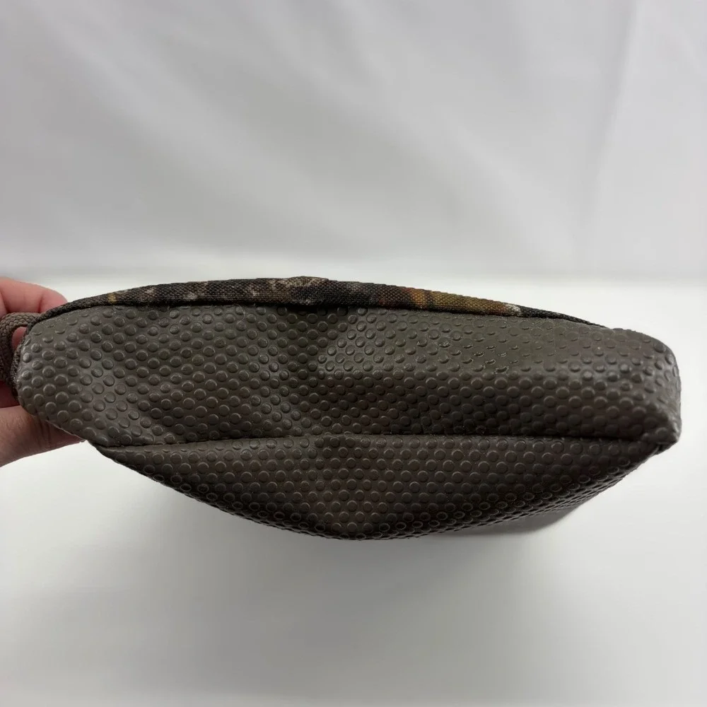 Game Winner Camo Gear Bag Hunting Accessory Pouch Brown Textured Rubberized Base